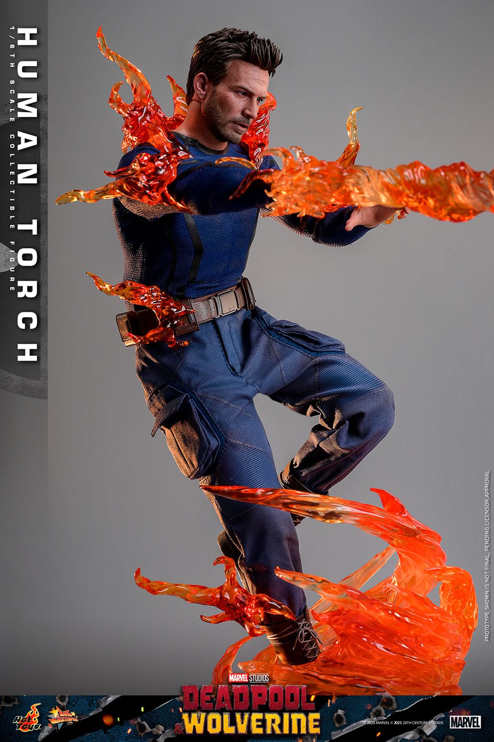 Deadpool & Wolverine: Human Torch: 1/6th Scale Action Figure: Hot Toys