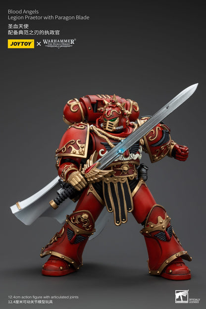 Warhammer The Horus Heresy: Blood Angels: Legion Praetor with Paragon Blade: Action Figure: Joy Toy