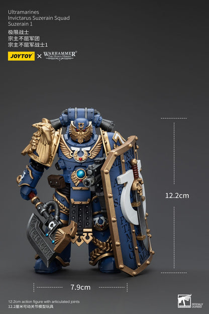 Warhammer The Horus Heresy: Ultramarines: Invictarus Suzerain Squad: Suzerain 1: Action Figure: Joy Toy