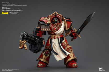 Warhammer The Horus Heresy: Blood Angels: Crimson Paladins Squad: Crimson Paladin With Iliastus Assault Cannon: Action Figure: Joy Toy