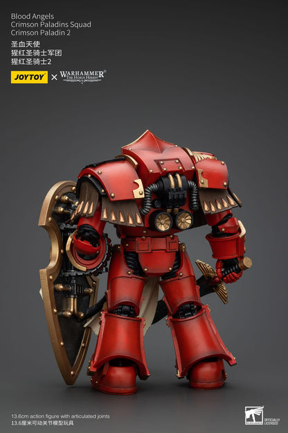 Warhammer The Horus Heresy: Blood Angels: Crimson Paladins Squad: Crimson Paladin 2: Action Figure: Joy Toy