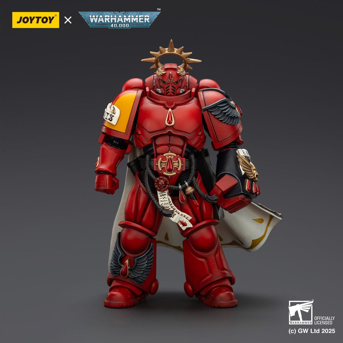 Warhammer 40,000: Combat Patrol: Blood Angels: Captain with Inferno Pistol & Power Fist: 1/18 Scale Action Figure (Copy) by Joy Toy – Action Figure, [scale], UK stockist Planet Action Figures