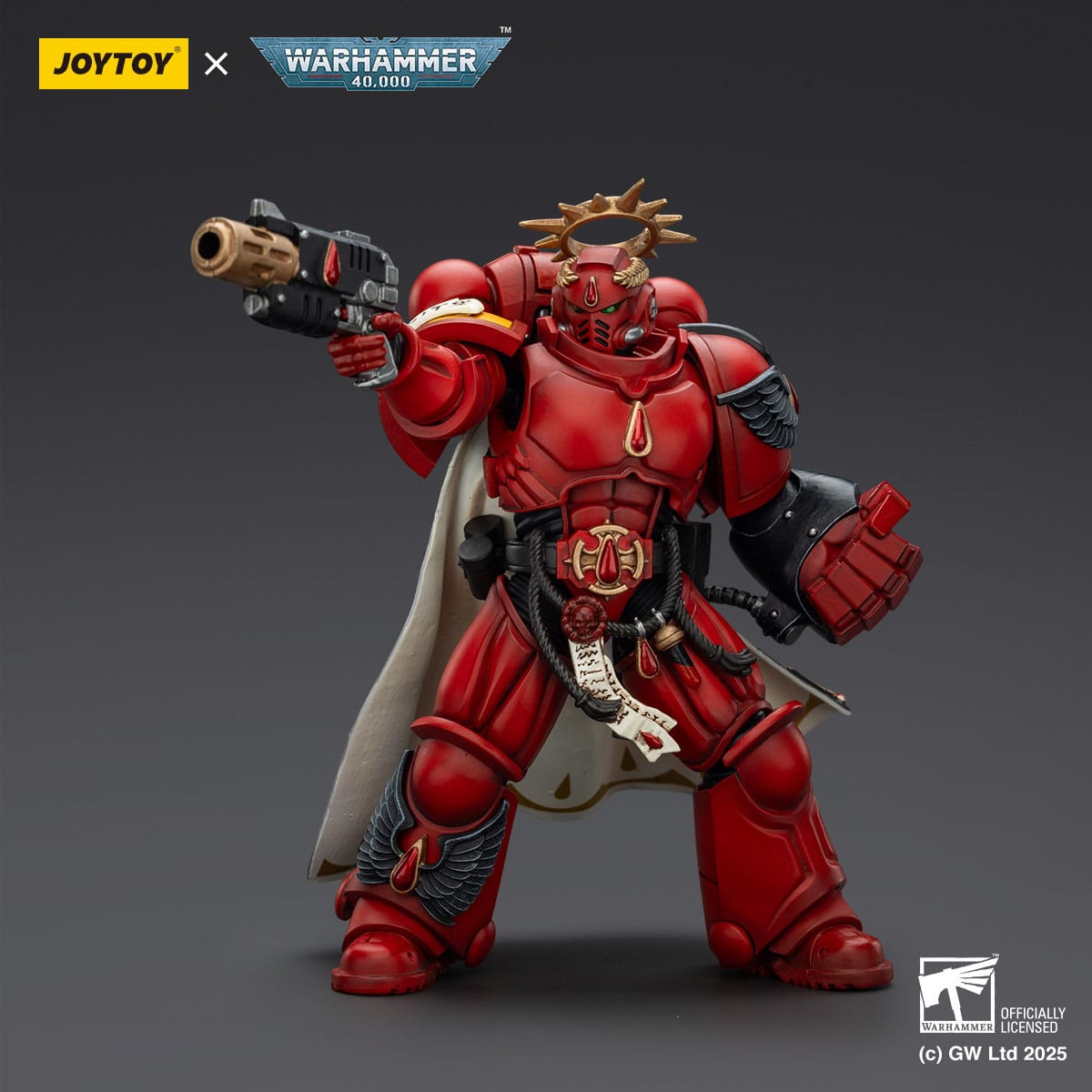 Warhammer 40,000: Combat Patrol: Blood Angels: Captain with Inferno Pistol & Power Fist: 1/18 Scale Action Figure (Copy) by Joy Toy – Action Figure, [scale], UK stockist Planet Action Figures