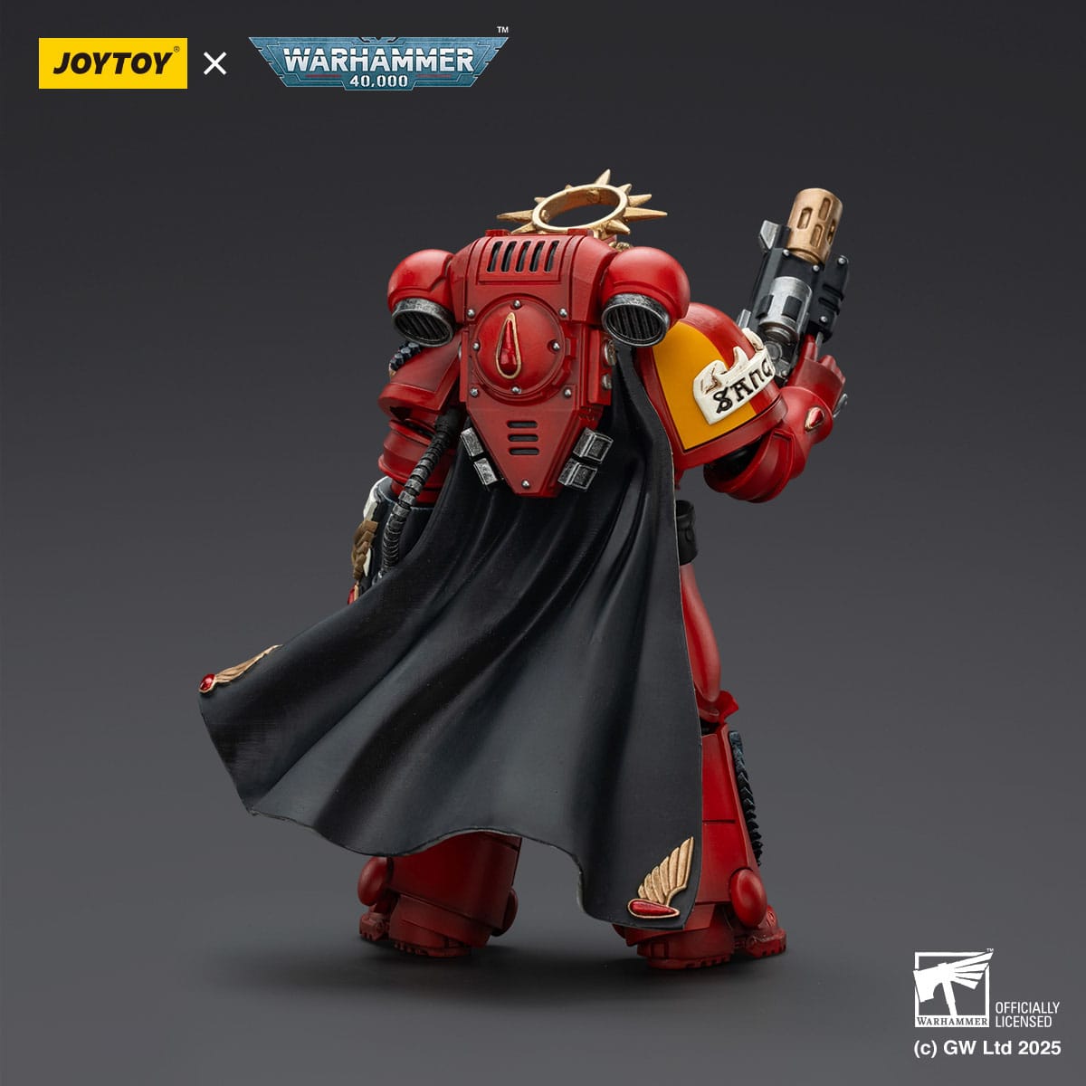 Warhammer 40,000: Combat Patrol: Blood Angels: Captain with Inferno Pistol & Power Fist: 1/18 Scale Action Figure (Copy) by Joy Toy – Action Figure, [scale], UK stockist Planet Action Figures