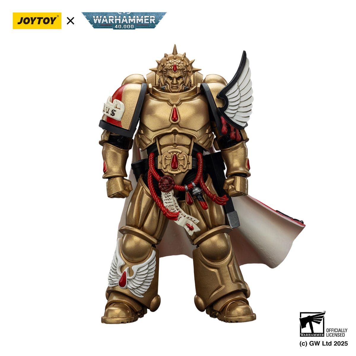 Warhammer 40,000: Combat Patrol: Blood Angels: Captain with Heavy Bolt Pistol & Power Sword: 1/18 Scale Action Figure by Joy Toy – Action Figure, [scale], UK stockist Planet Action Figures