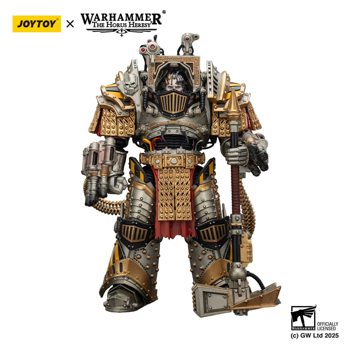 Warhammer: The Horus Heresy: Iron Warriors: Perturabo, Primarch of the IVth Legion: Action Figure: Joy Toy