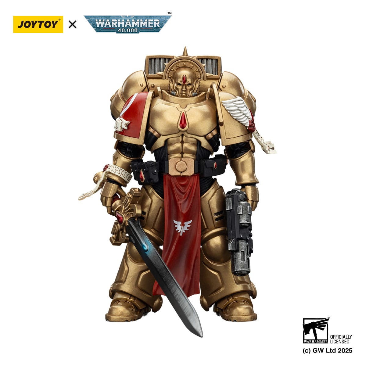 Warhammer 40,000: Combat Patrol: Blood Angels: Sanguinary Guard 1 with Inferno Pistol and Encarmine Blade: 1/18 Scale Action Figure