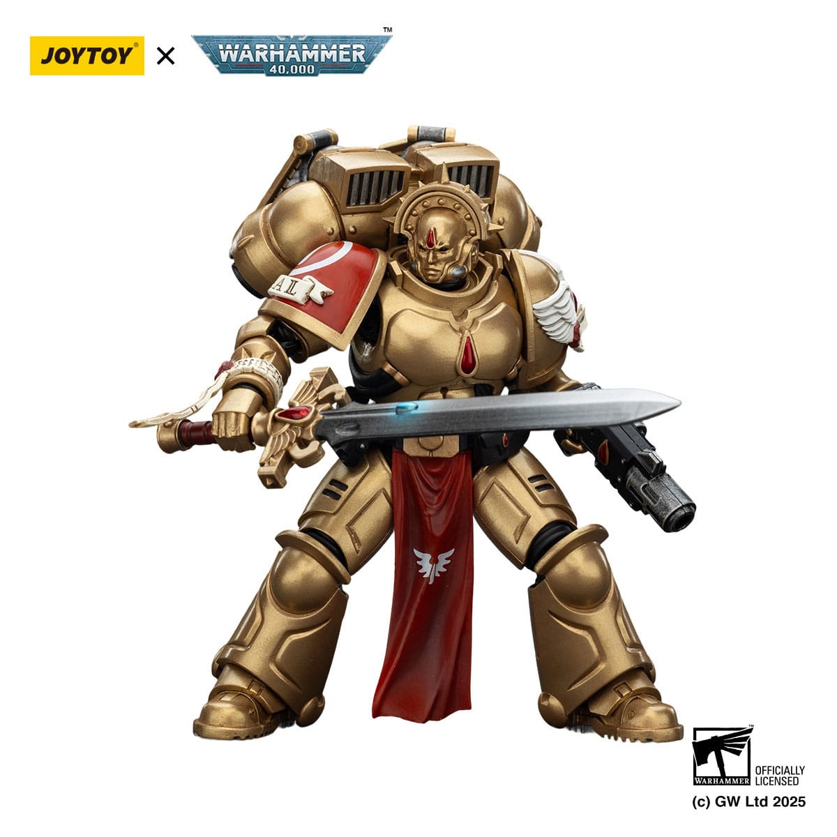 Warhammer 40,000: Combat Patrol: Blood Angels: Sanguinary Guard 1 with Inferno Pistol and Encarmine Blade: 1/18 Scale Action Figure