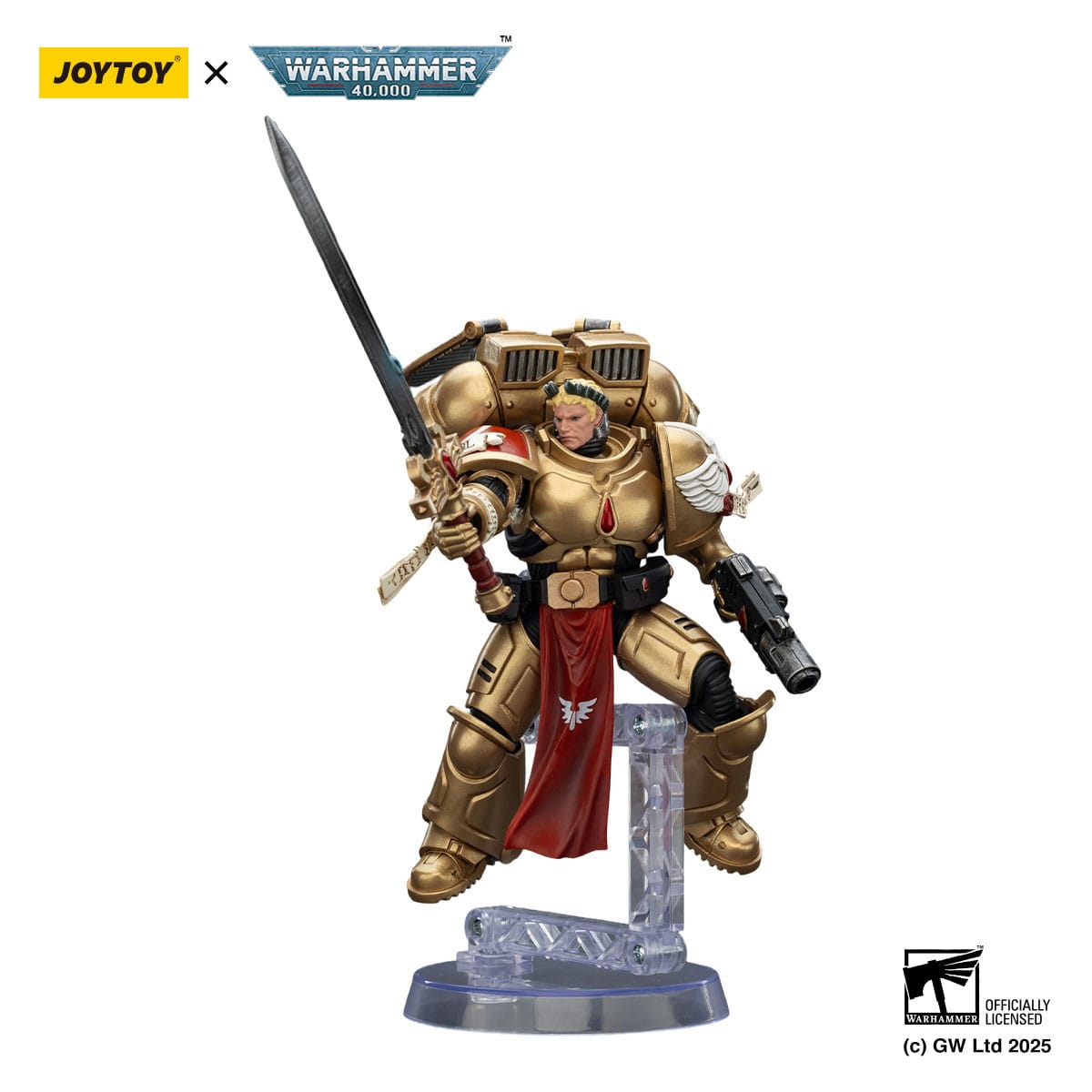 Warhammer 40,000: Combat Patrol: Blood Angels: Sanguinary Guard 1 with Inferno Pistol and Encarmine Blade: 1/18 Scale Action Figure