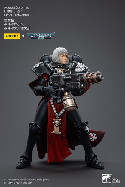 Warhammer 40k: Adepta Sororitas: Battle Sister: Sister Ludwenna: Action Figure 1/18 - Joy Toy Action Figures