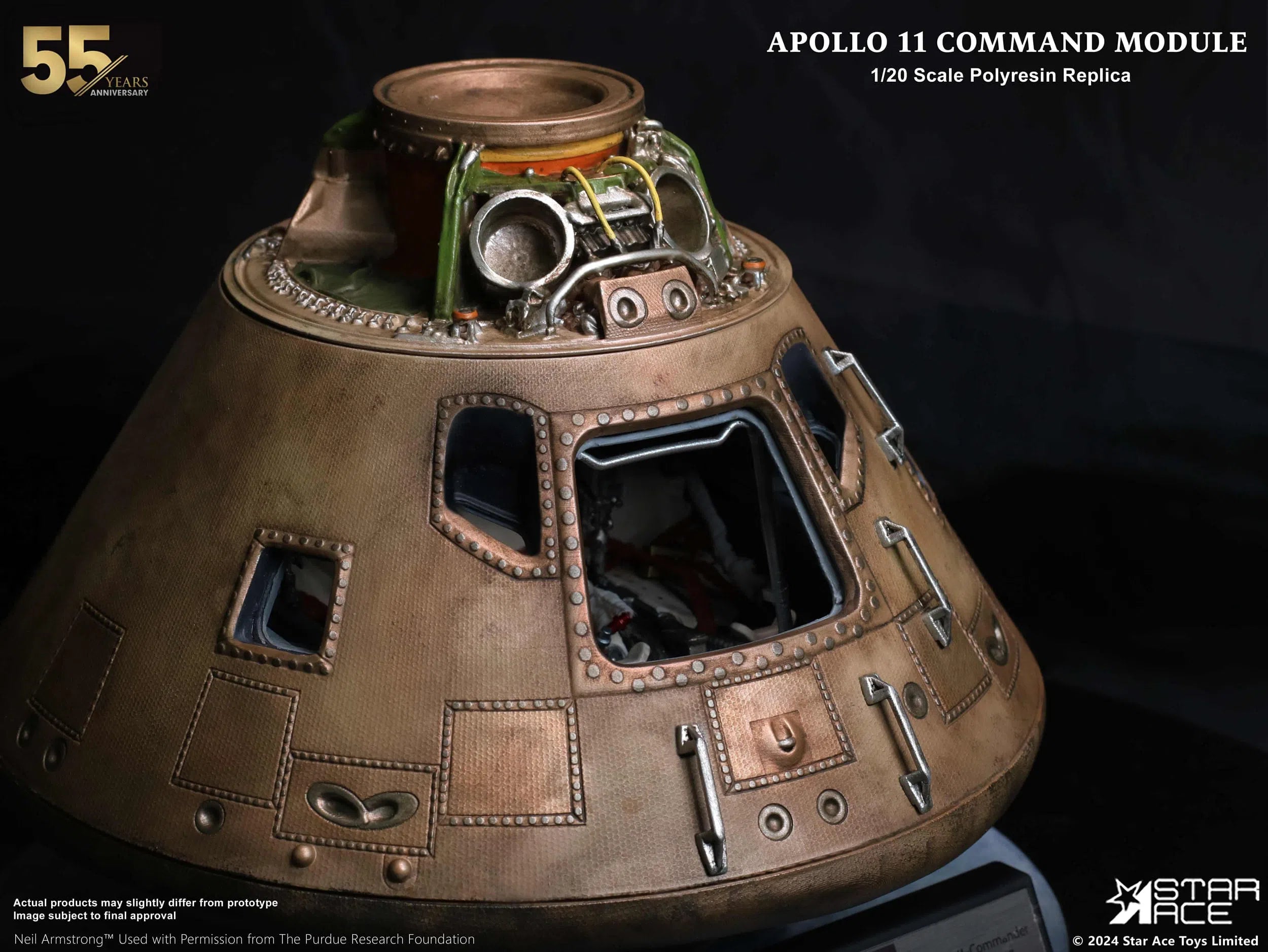 Apollo 11: Command Module: 1/20 Scale Replica: Star Ace