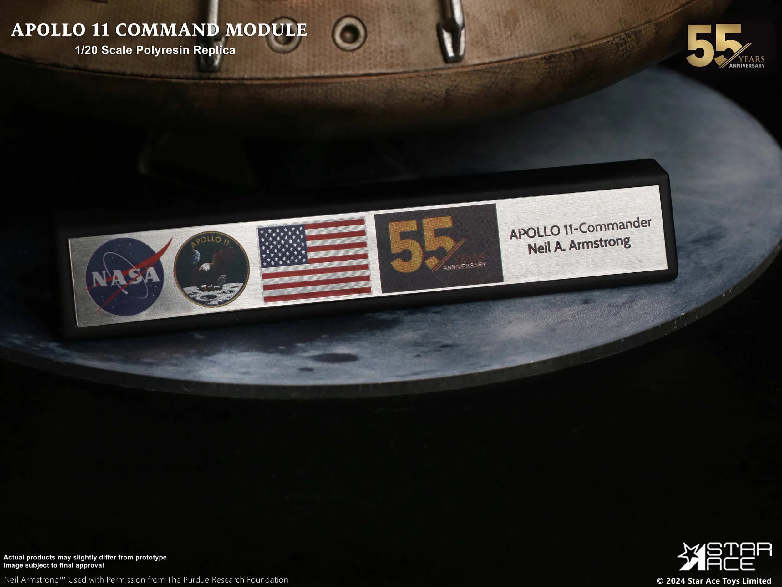 Apollo 11: Command Module: 1/20 Scale Replica: Star Ace