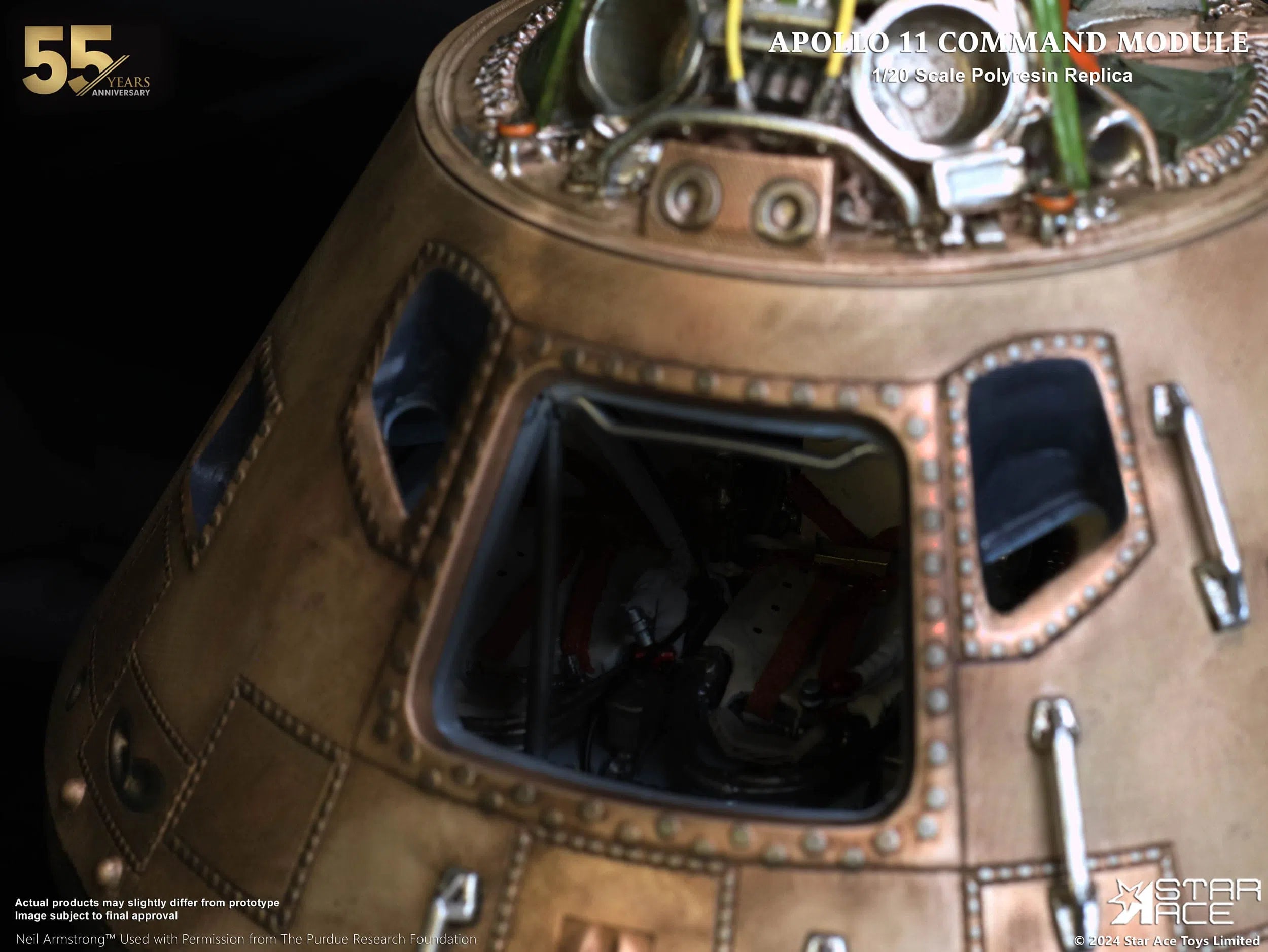 Apollo 11: Command Module: 1/20 Scale Replica: Star Ace