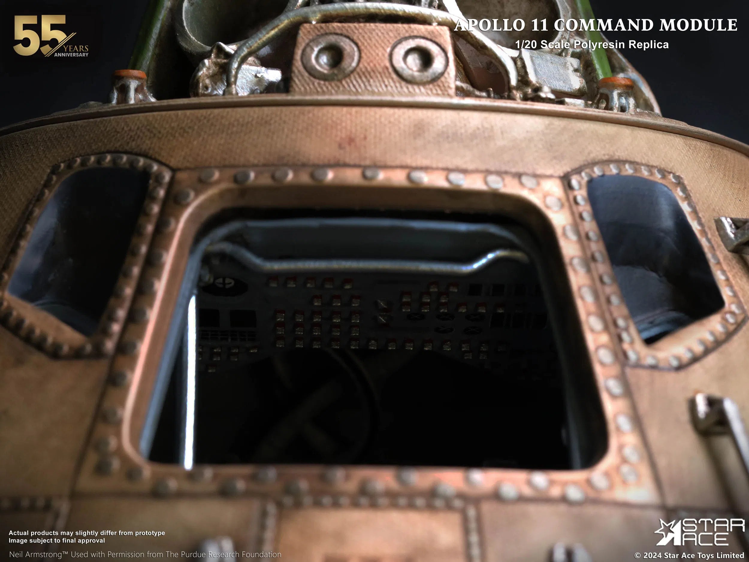 Apollo 11: Command Module: 1/20 Scale Replica: Star Ace