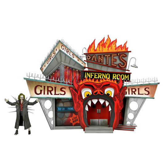Beetlejuice (1988): Inferno Room Diorama Deluxe Set & Figure: 7" Action Figure Set: Neca - Neca Action Figures