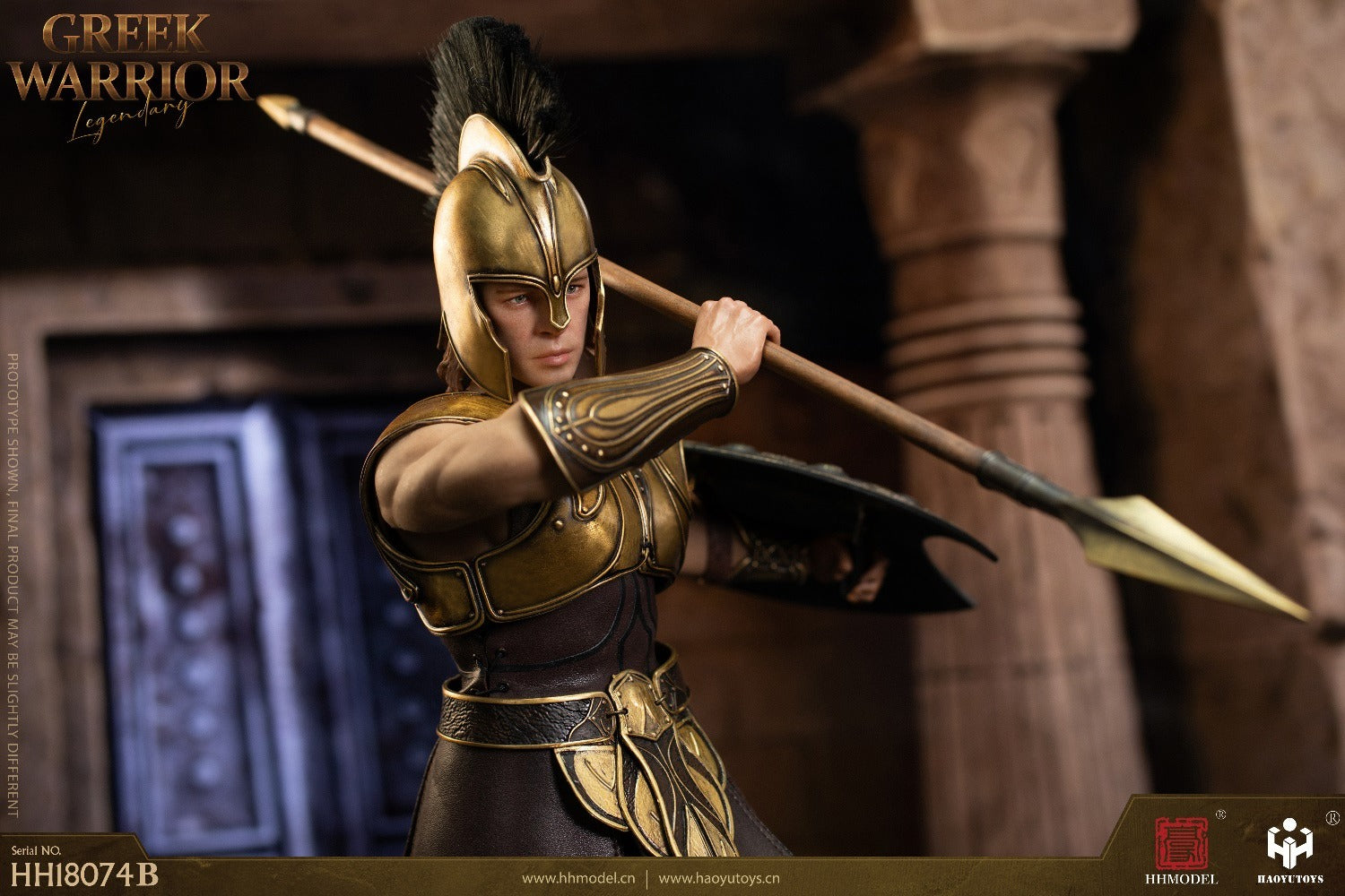 Empire Legion: Greek Legendary Warrior: 1/6 Action Figure HH18074B - Haoyu Toys Action Figures