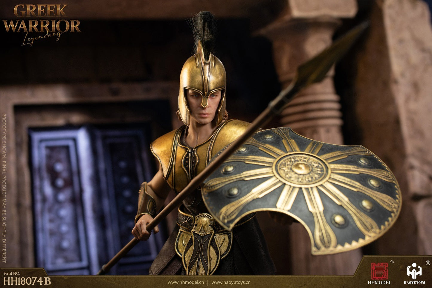 Empire Legion: Greek Legendary Warrior: 1/6 Action Figure HH18074B - Haoyu Toys Action Figures