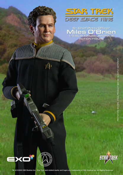 Star Trek: Deep Space Nine Sr. Chief Petty Officer Miles O’Brien 1/6 Scale Action Figure - EXO-6 Action Figures