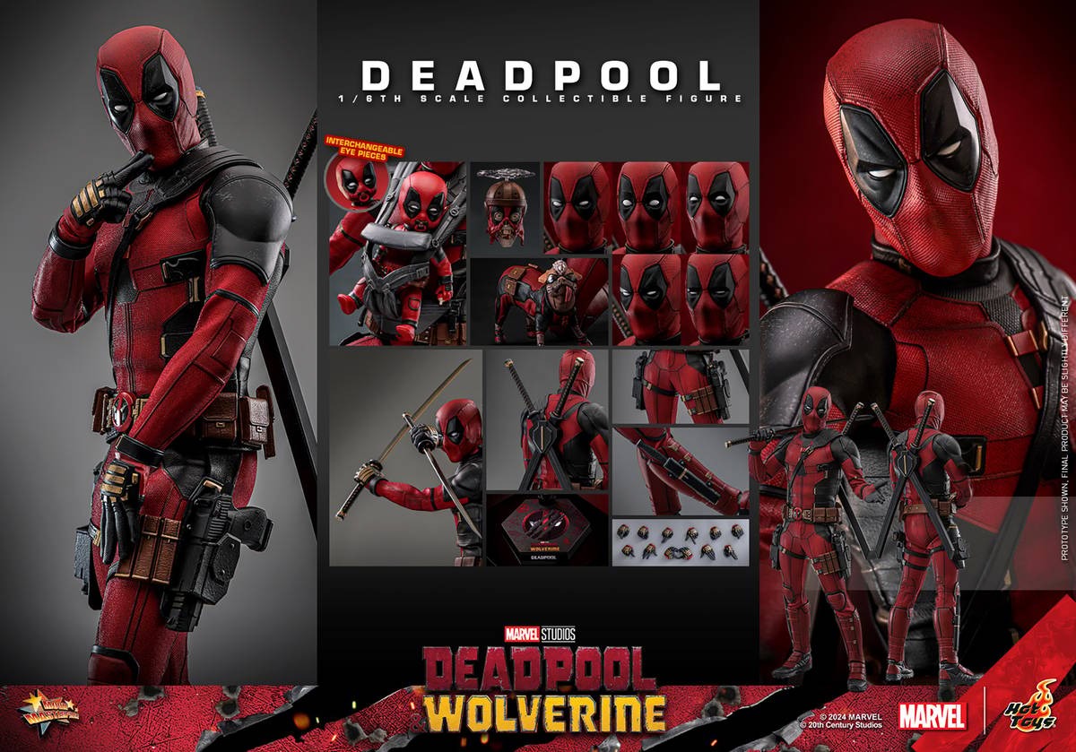 Deadpool & Wolverine: Deadpool: Hot Toys - Hot Toys Action Figures