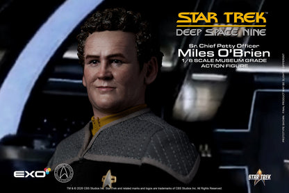 Star Trek: Deep Space Nine Sr. Chief Petty Officer Miles O’Brien 1/6 Scale Action Figure - EXO-6 Action Figures