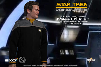 Star Trek: Deep Space Nine Sr. Chief Petty Officer Miles O’Brien 1/6 Scale Action Figure - EXO-6 Action Figures