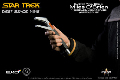 Star Trek: Deep Space Nine Sr. Chief Petty Officer Miles O’Brien 1/6 Scale Action Figure - EXO-6 Action Figures