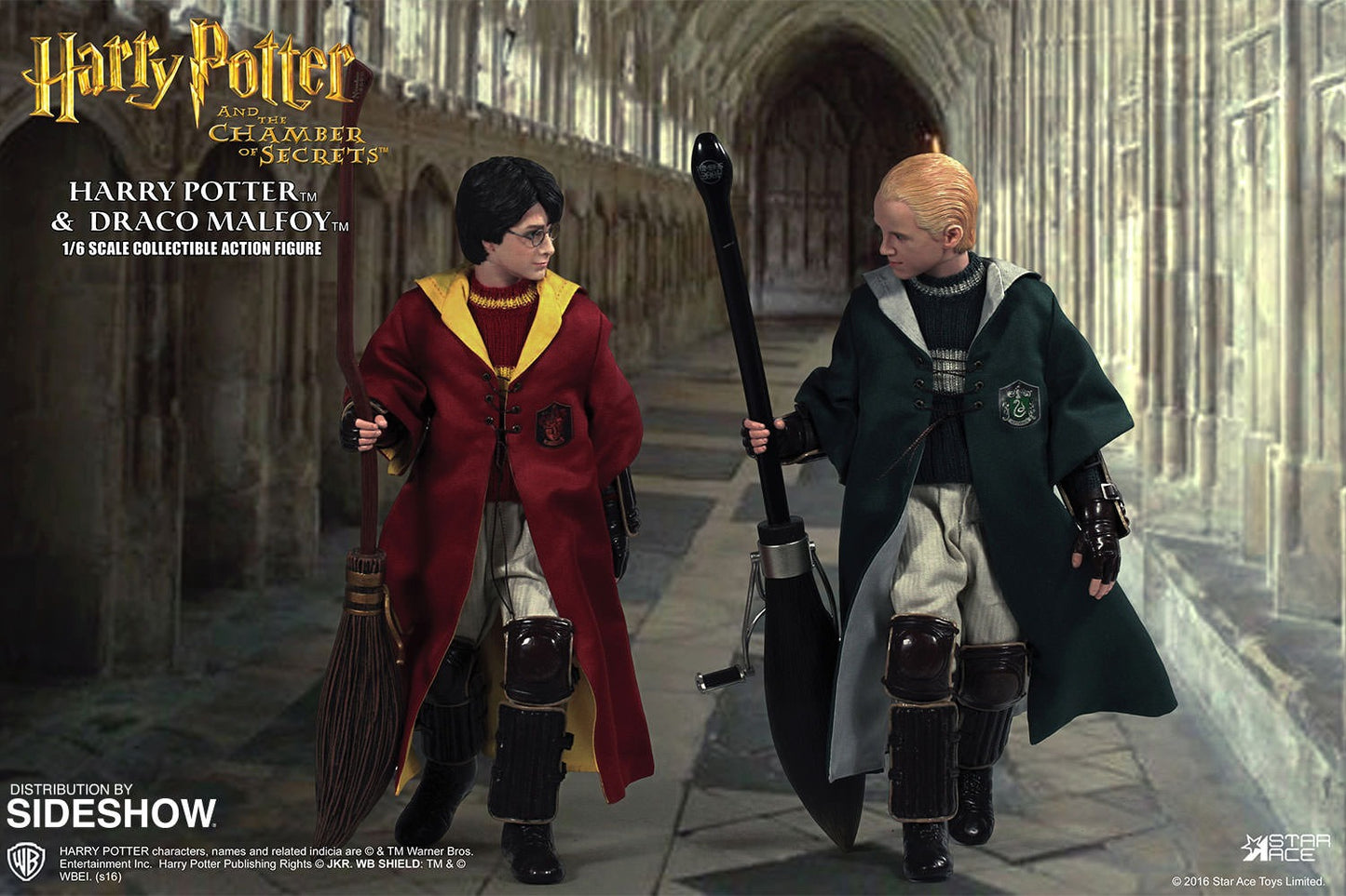 Harry Potter & The Chamber Of Secrets: Harry & Draco 2.0: Sixth Scale Figure Set - Star Ace Action Figures