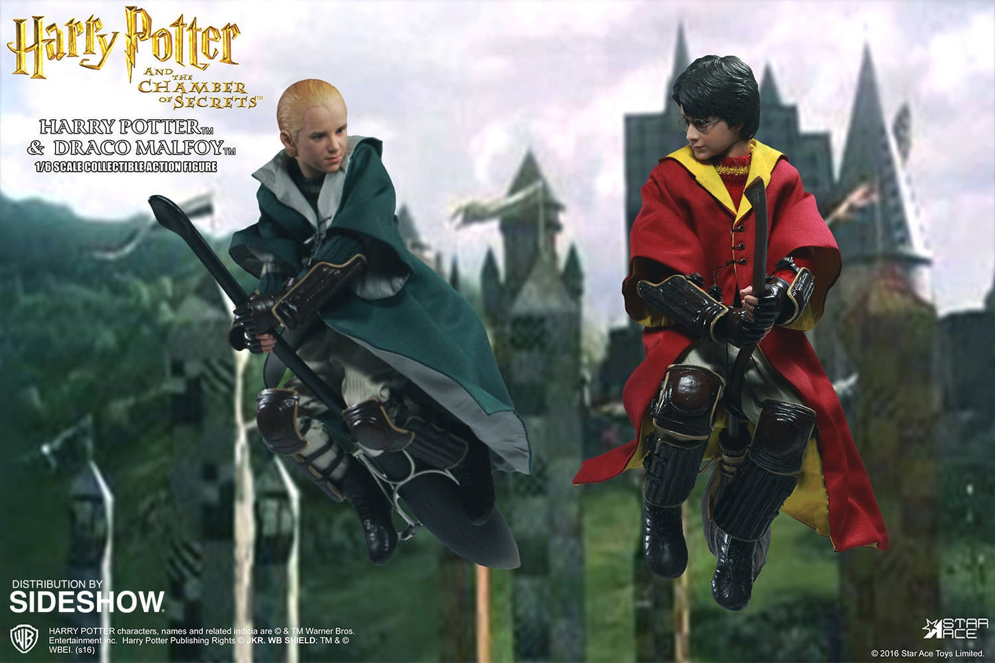 Harry Potter & The Chamber Of Secrets: Harry & Draco 2.0: Sixth Scale Figure Set - Star Ace Action Figures