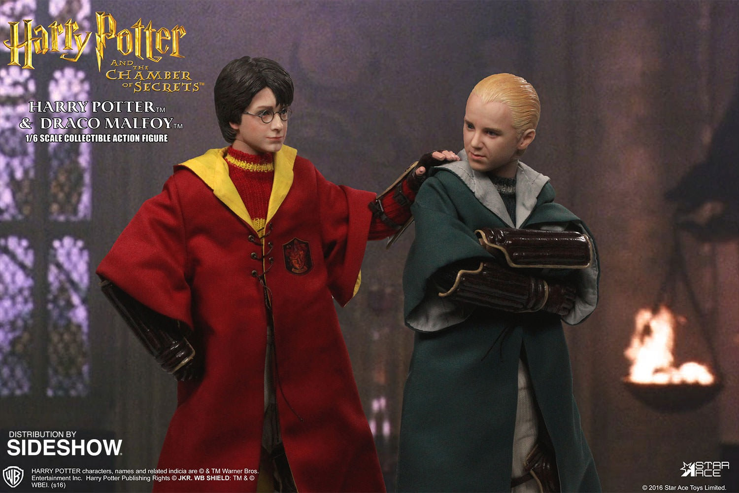 Harry Potter & The Chamber Of Secrets: Harry & Draco 2.0: Sixth Scale Figure Set - Star Ace Action Figures