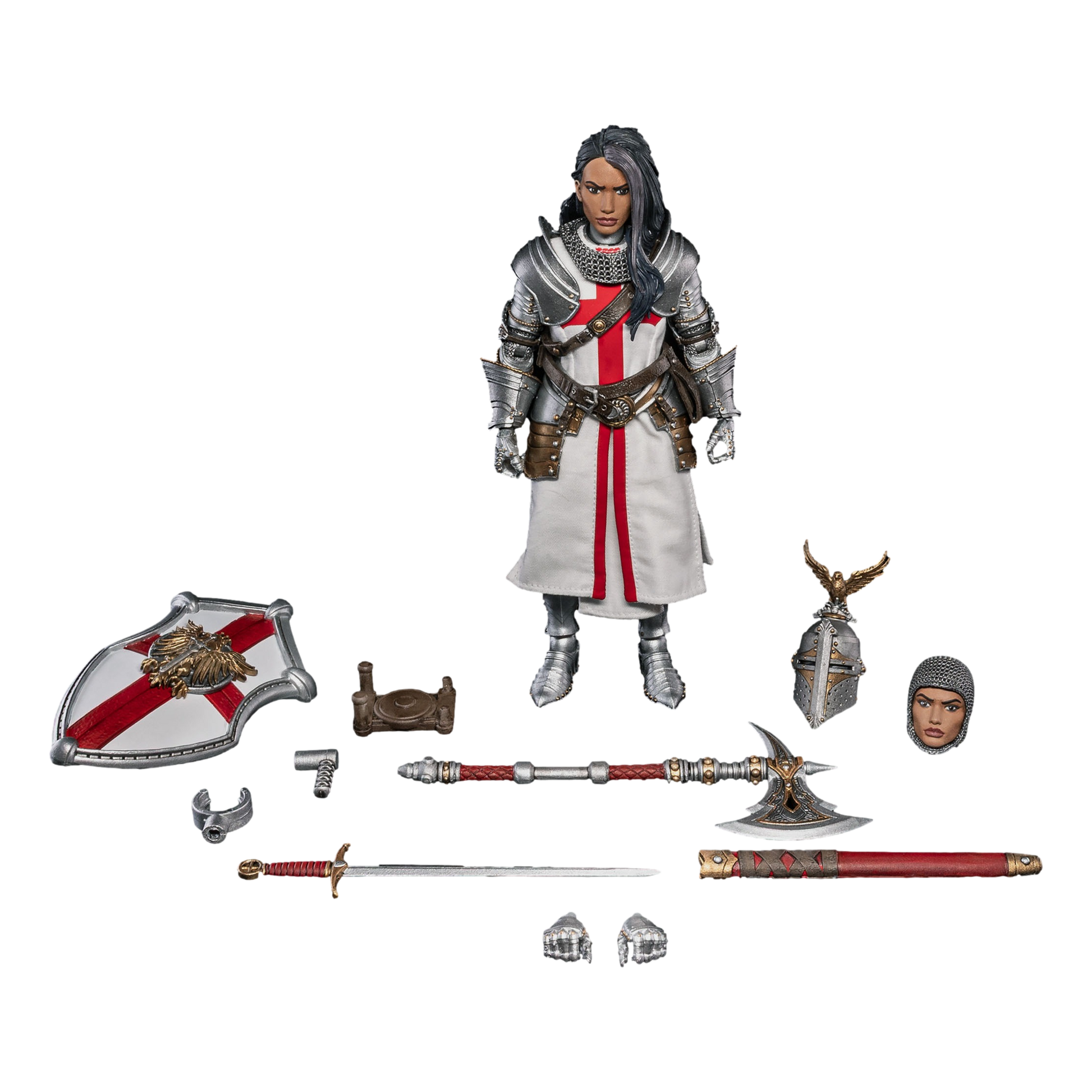 Mythic Legions: Dawns of Discovery Actionfigur General Delphina of Eathyross - Four Horsemen Toy Design Action Figures