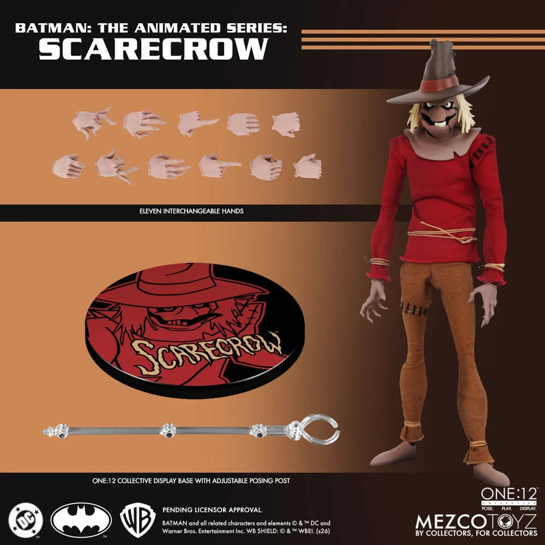 Batman: The Animated Series: Scarecrow: One:12 Collective: Action Figure - Mezco Action Figures