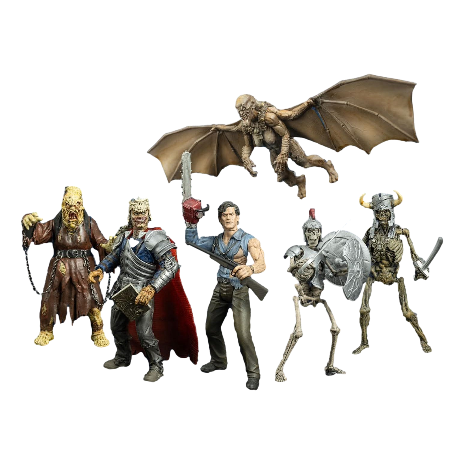 Evil Dead: Army of Darkness: 5-Inch Scale: Set of 6 Action Figures - Trick Or Treat Studios Action Figures