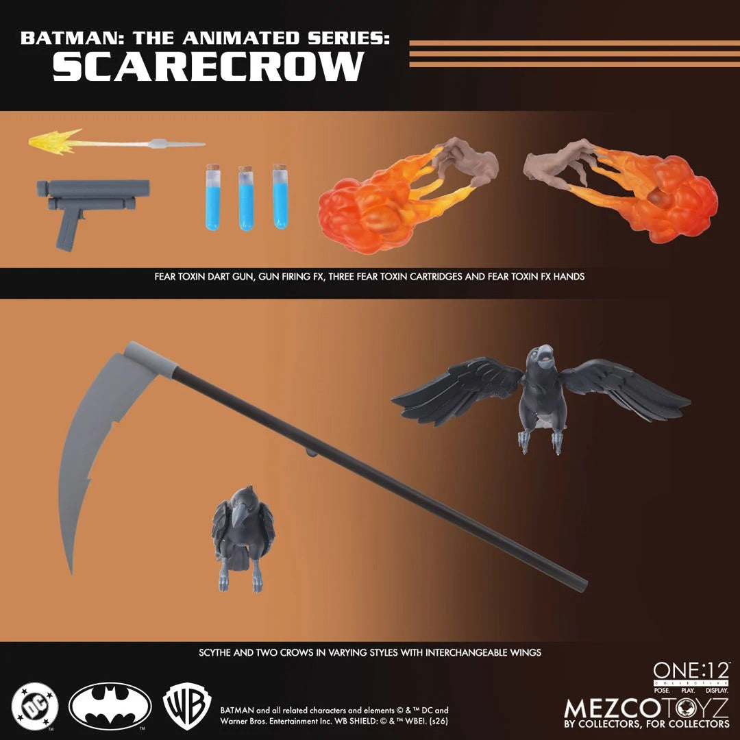 Batman: The Animated Series: Scarecrow: One:12 Collective: Action Figure - Mezco Action Figures