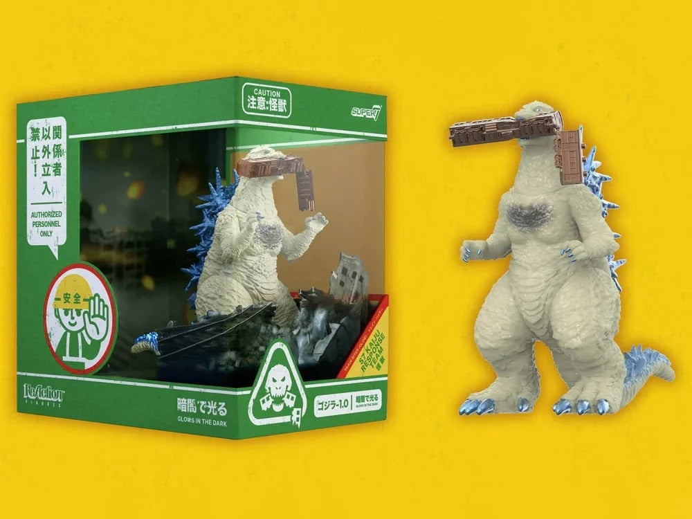Godzilla Toho ReAction Action Figure Minus One (Train Biter - Glow) 15 cm - Super7 Action Figures