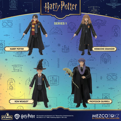 Harry Potter: Series 1: 5 Points: Full Set Of 4 Action Figures - Mezco Action Figures