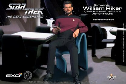 Star Trek: The Next Generation Commander William T. Riker (Standard Ver.) 1/6 Scale Action Figure - EXO-6 Action Figures