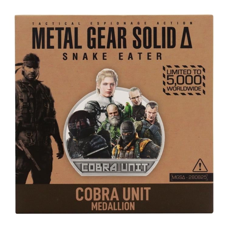 Metal Gear Solid Delta: Snake Eater Cobra Unit Limited Edition Medallion