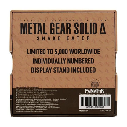 Metal Gear Solid Delta: Snake Eater Cobra Unit Limited Edition Medallion