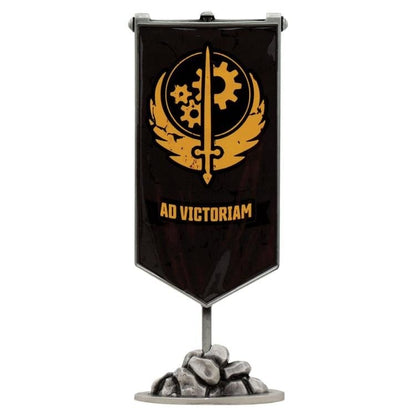 Fallout Brotherhood of Steel Limited Edition Metal Desktop Banner