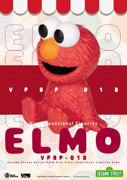 Sesame Street: Elmo: Palm-Sized Vinyl Piggy Bank