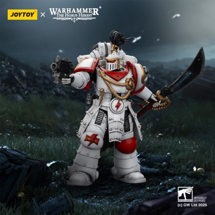 Joy Toy Warhammer: The Horus Heresy White Scars Legion Praetor 1/18 Scale Action Figure - product gallery image 2 of 5