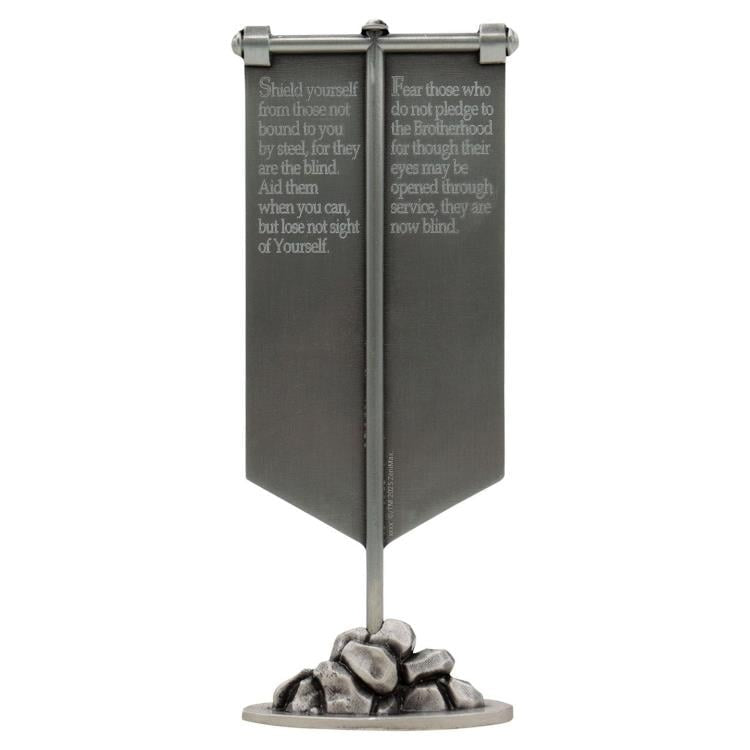 Fallout Brotherhood of Steel Limited Edition Metal Desktop Banner