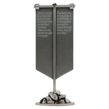 Fallout Brotherhood of Steel Limited Edition Metal Desktop Banner