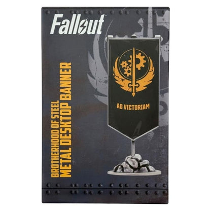 Fallout Brotherhood of Steel Limited Edition Metal Desktop Banner