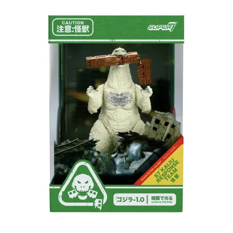 Godzilla Toho ReAction Action Figure Minus One (Train Biter - Glow) 15 cm - Super7 Action Figures