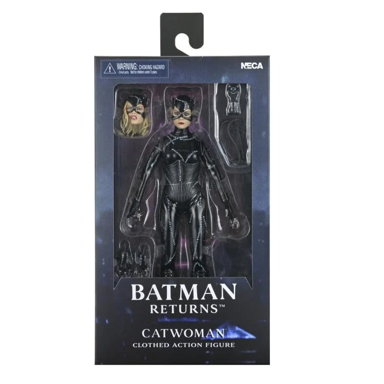 Batman Returns: Catwoman (Michelle Pfeiffer): 8" Clothed Action Figure - Neca Action Figures