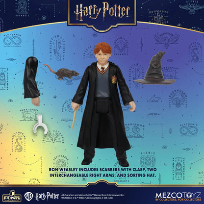 Harry Potter: Series 1: 5 Points: Full Set Of 4 Action Figures - Mezco Action Figures
