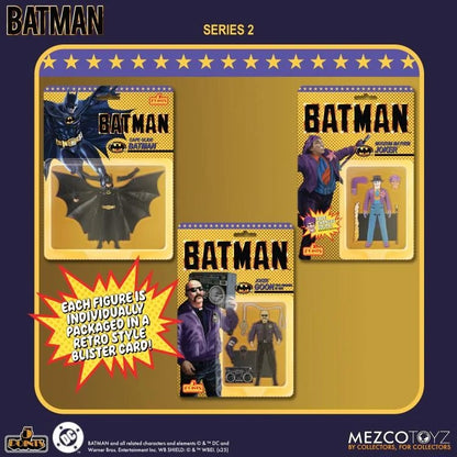 Batman: (1989): 5 Points Wave 2 Set Of 3 Action Figures - Mezco Action Figure