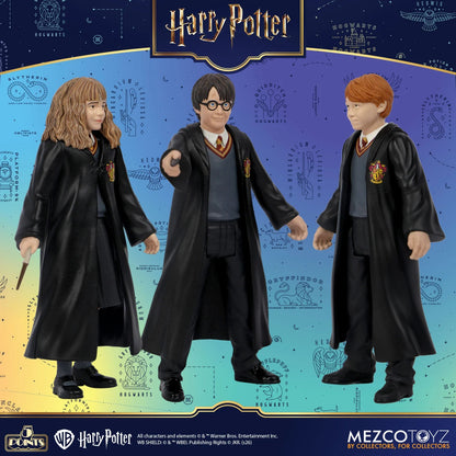 Harry Potter: Series 1: 5 Points: Full Set Of 4 Action Figures - Mezco Action Figures