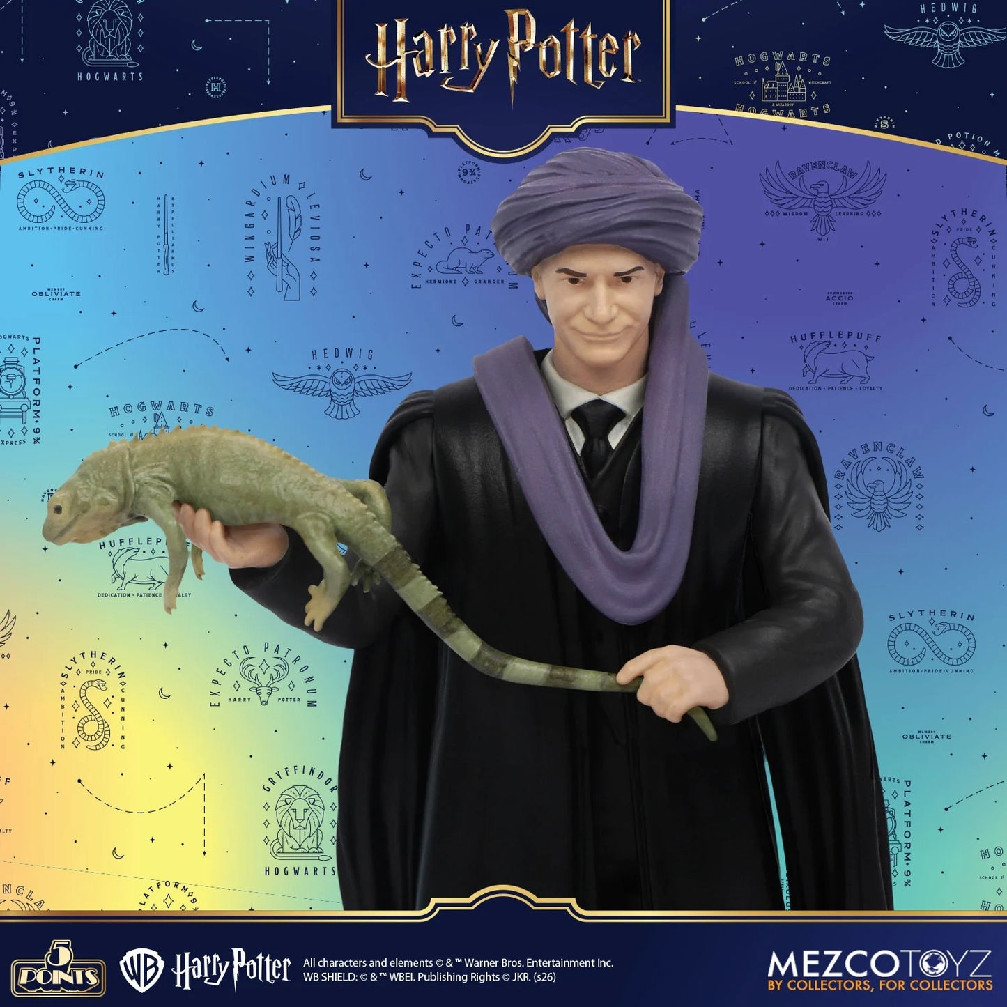 Harry Potter: Series 1: 5 Points: Full Set Of 4 Action Figures - Mezco Action Figures